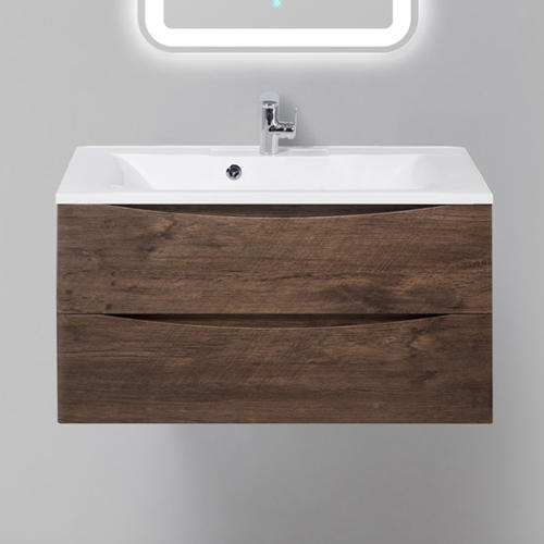 Тумба под раковину BelBagno Marino 90 темное дерево MARINO-900-2C-SO-RW-P - 0