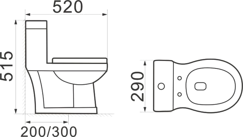 Унитаз-моноблок SantiLine SL-5015 детский - 3