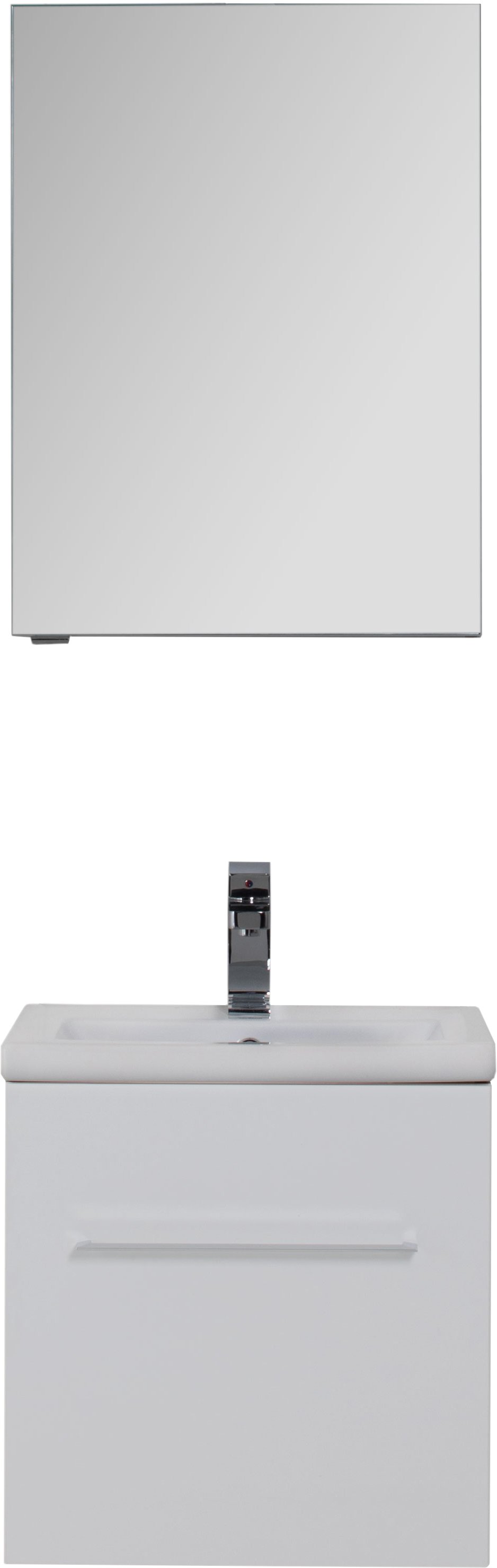 Зеркало-шкаф Aquanet Порто 50 белый 195726 - 2