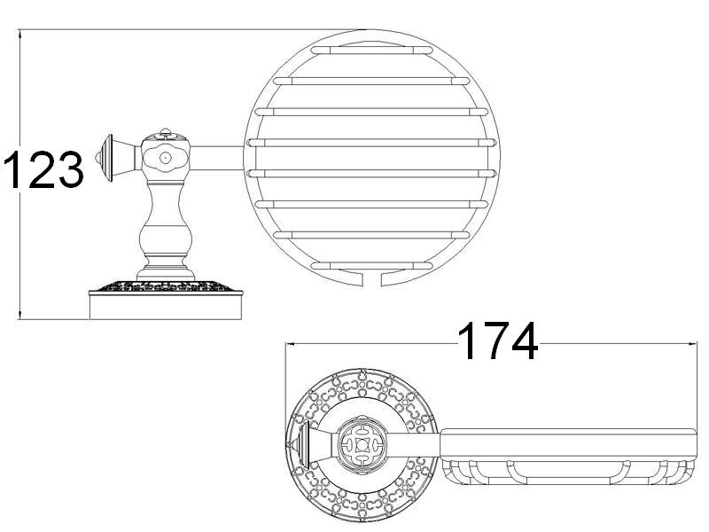 Мыльница Zorg Antic AZR 05 SL - 1