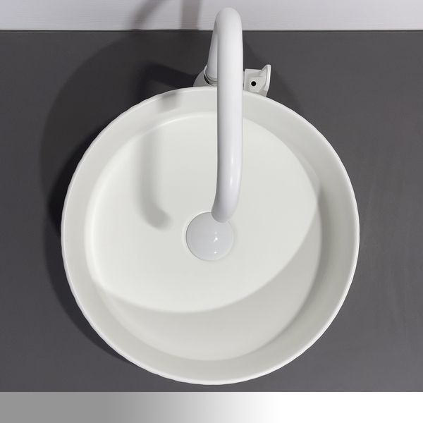 Накладная раковина Comforty 36 белая матовая 00-00012531 - 1