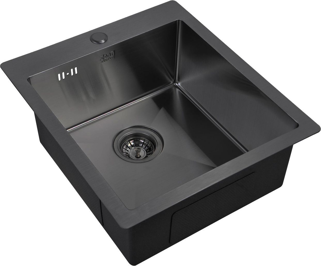 Мойка кухонная Zorg Inox PVD 4551 grafit - 0