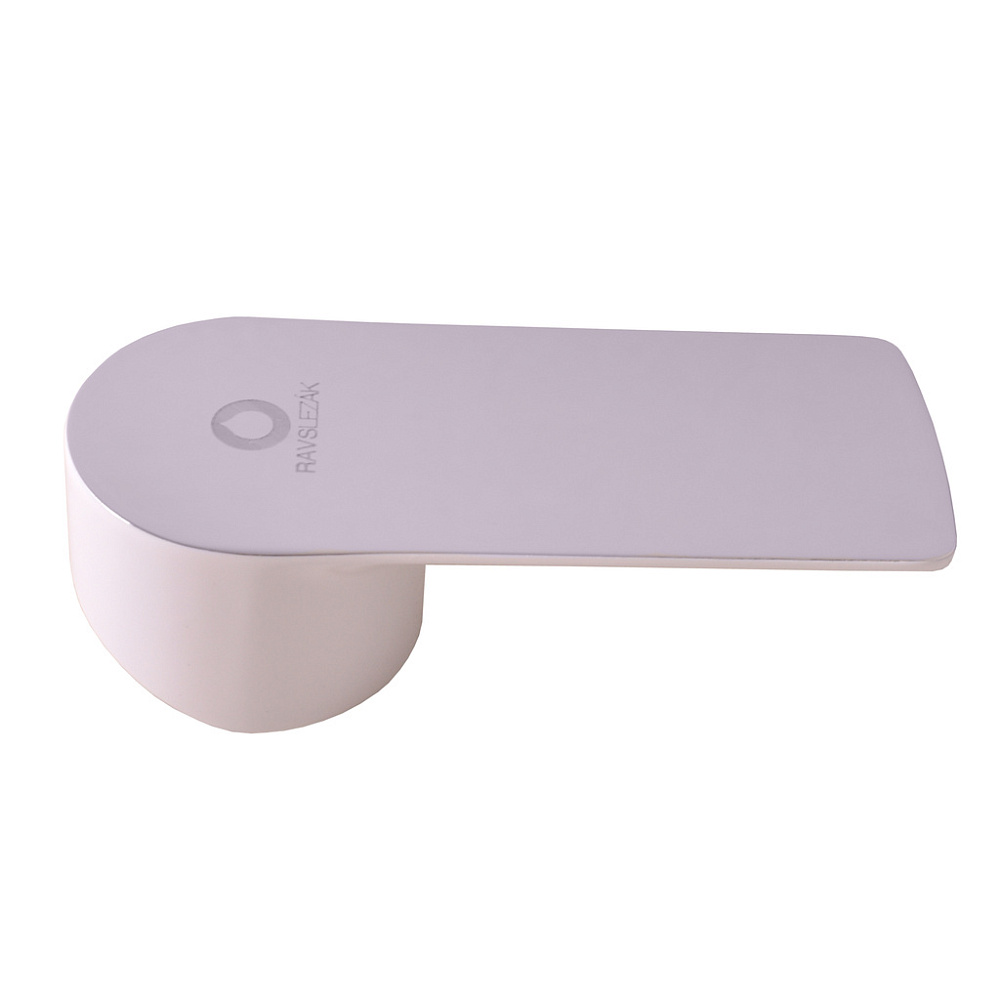 Ручка для смесителя Rav Slezak Vltava белый - хром KR3534CB - 0