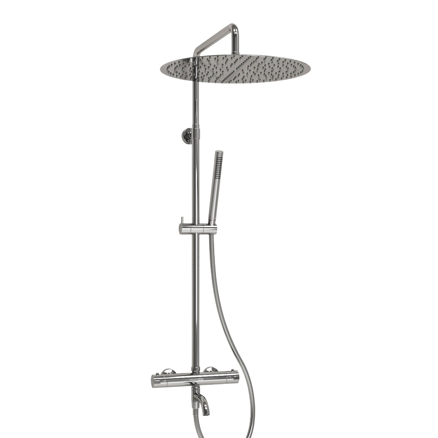 Душевая система WasserKraft 40 с термостатом хром A188.117.137.087.CH Thermo - 0