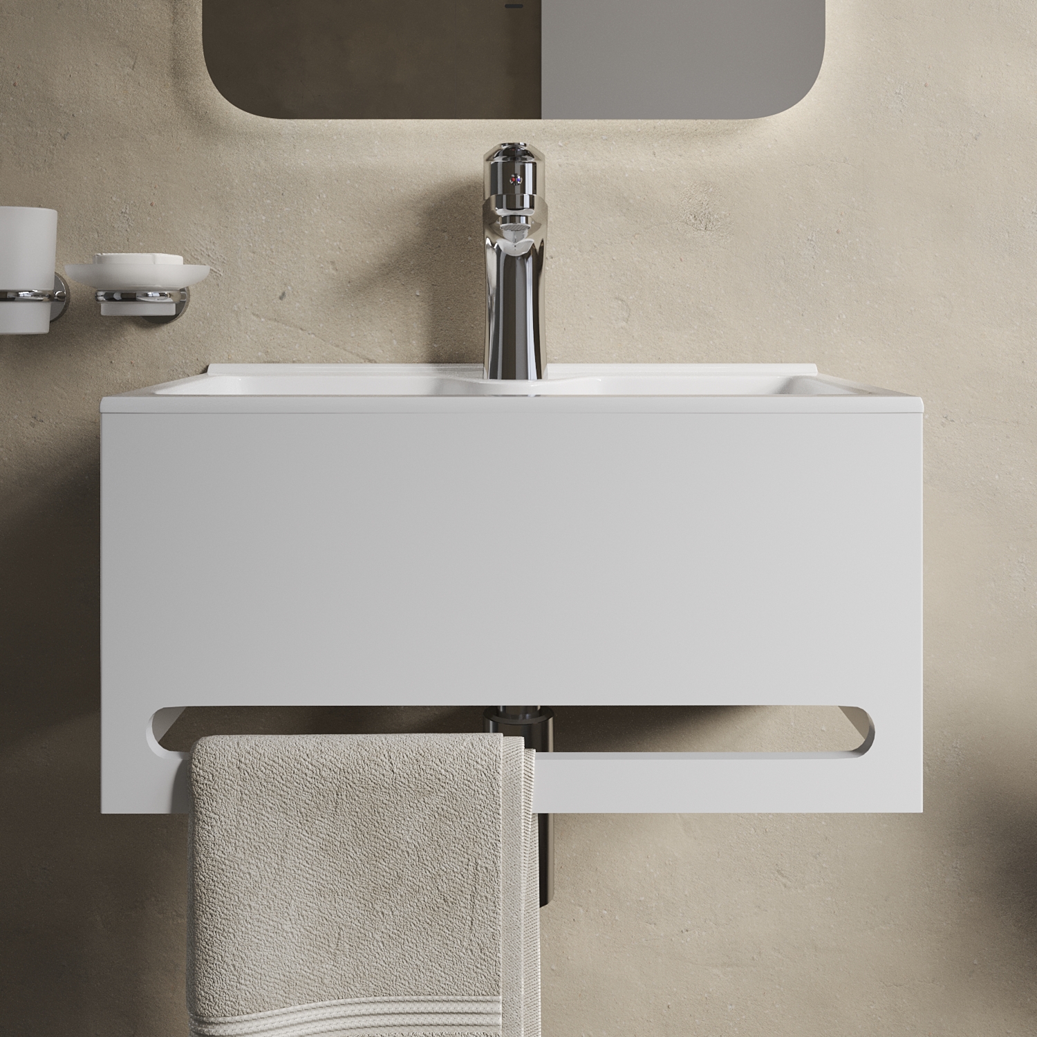 Тумба с раковиной DIWO Казань 50 РК50 - 0