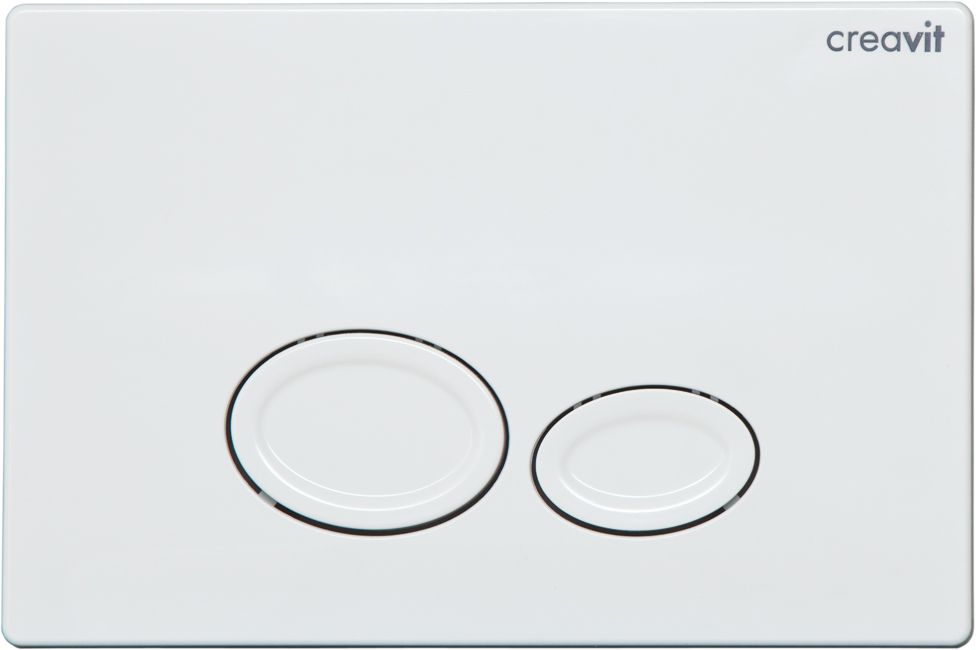 Кнопка смыва Creavit Drop GP2001.00 белая - 0