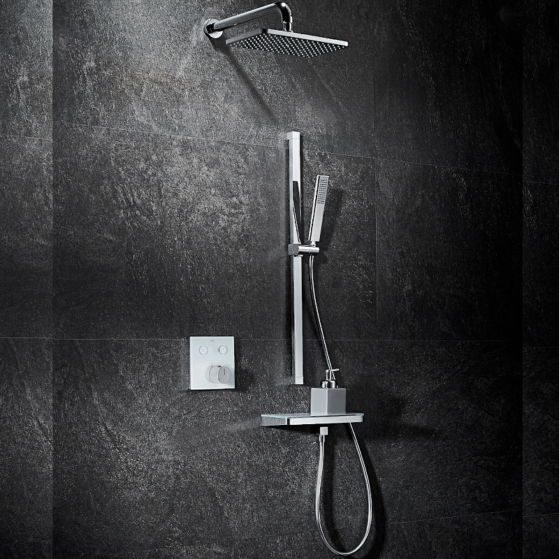 Душевой набор встраиваемый Black&White Universell хром 7766U - 0