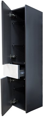 Шкаф-пенал Roca Ronda белый глянец, антрацит, L ZRU9302966 - 6