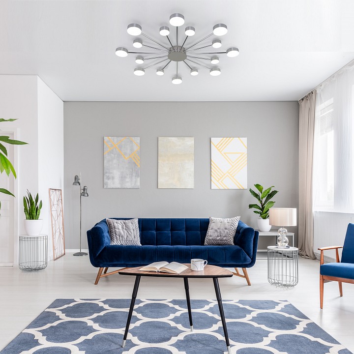 Потолочная люстра Eurosvet Nitrino 90242/16 хром - 1