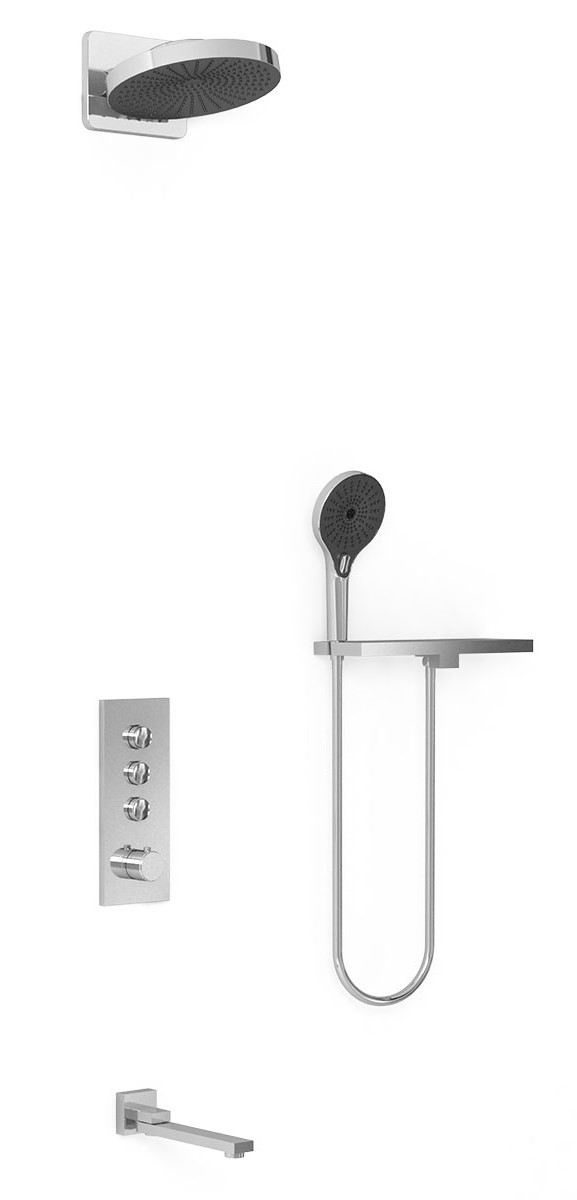 Душевой комплект Vincea Inspire с термостатом хром VSFW-433TI1RCH - 0
