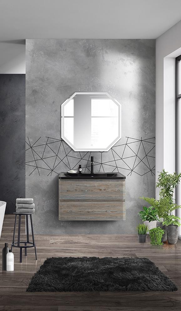 Комплект мебели BelBagno Albano 80 светлое дерево - 1