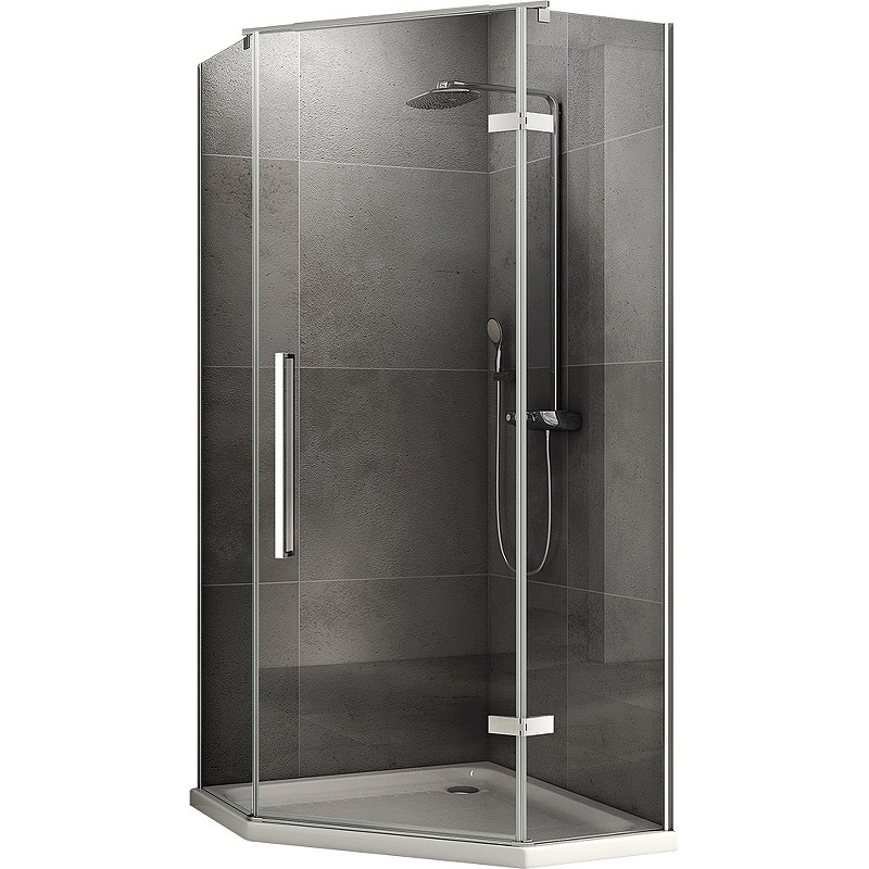 Душевой уголок ABBER Ewiges Wasser 90х90 профиль хром  AG05090 - 0