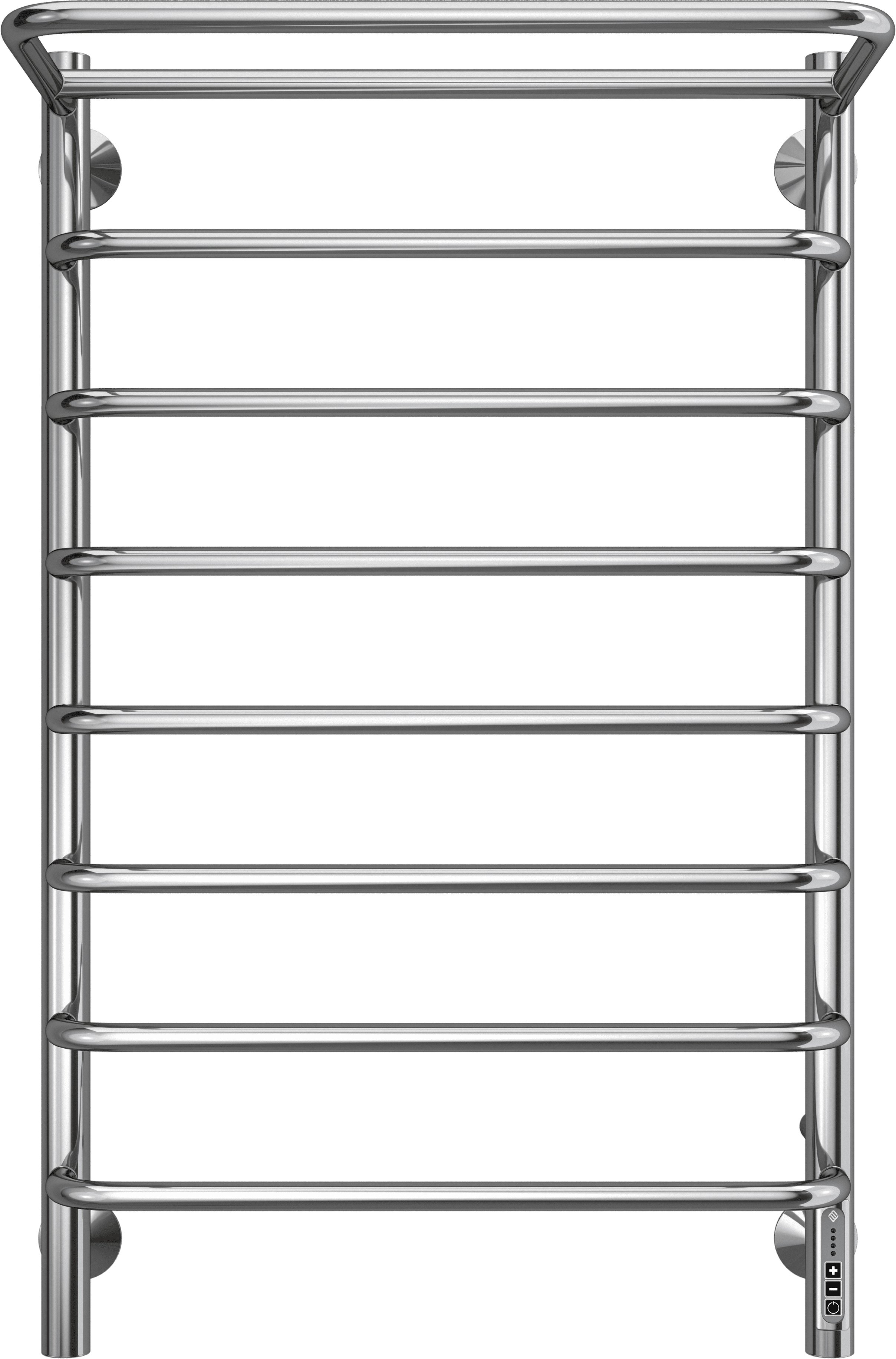 Электрический полотенцесушитель Terminus Полка П8 500х850 с полкой Хром 4670078524836 - 0