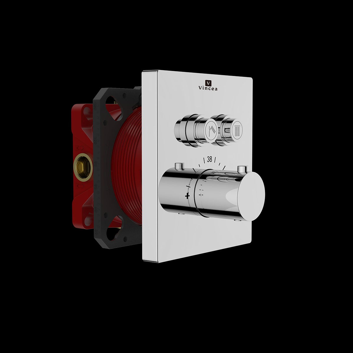 Смеситель для душа Vincea термостатический хром VSCV-321TCH - 0