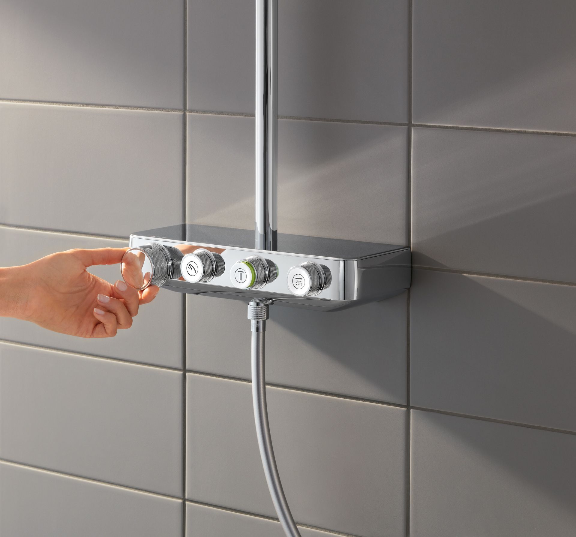 Душевая стойка Grohe Euphoria SmartControl 310 Duo 26507000 с термостатом - 10