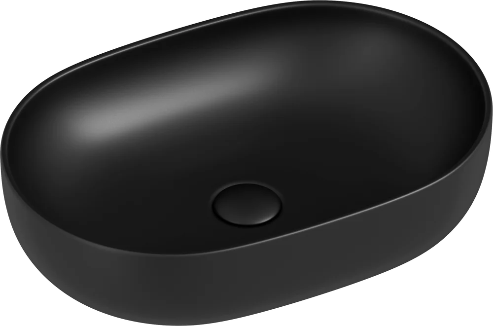 Раковина накладная Ceramica Nova Element 60х41.5 черный-матовый CN6047MB - 0
