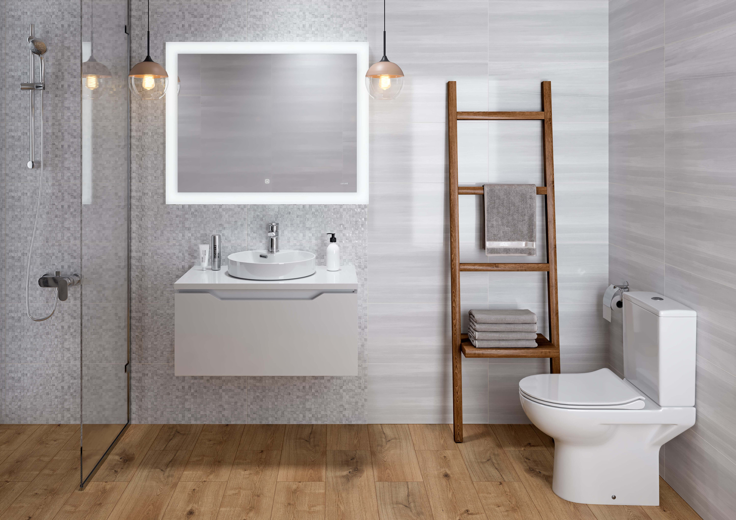 Зеркало Cersanit LED 030 design 100, с подсветкой, сенсор на зеркале KN-LU-LED030*100-d-Os - 1