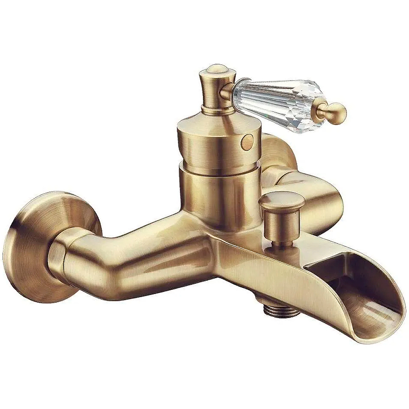 Смеситель для ванны Boheme Vogue бронза с прозрачным Swarovski 203-SW - 0