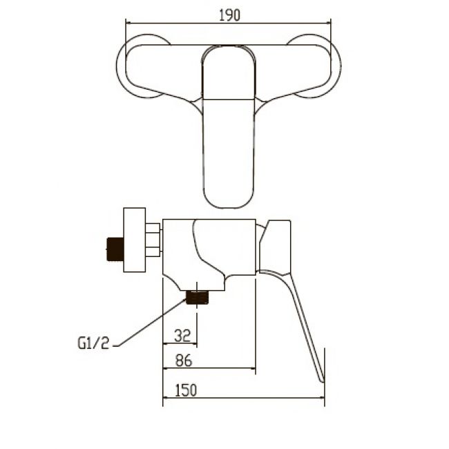 75077* KAISER Sona  душ/кабина Ф40 - 1
