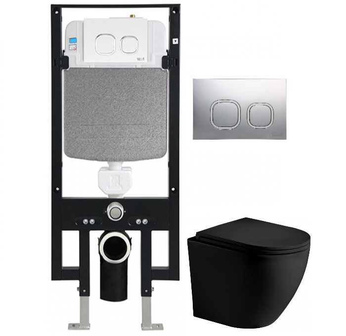 Комплект Weltwasser AMBERG 497 + MERZBACH 004 MT-BL + AMBERG RD-MT CR  10000006637 - 0