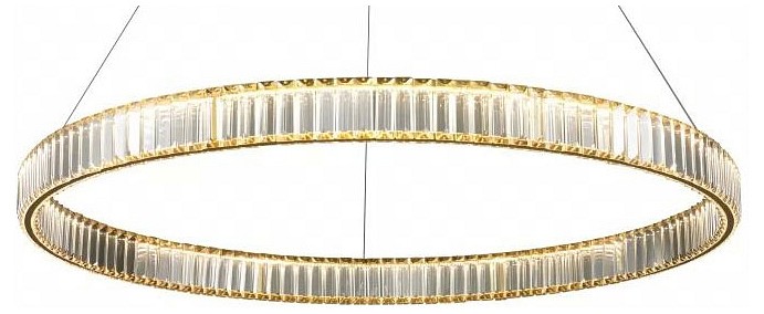 Подвесной светильник iLedex Woodstock 10920P/1-38W-3000K-D1000 GL-CL - 0