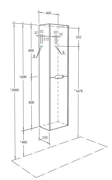 Комплект мебели Aquaton Оливия 70 светлое дерево-бежевый - 12