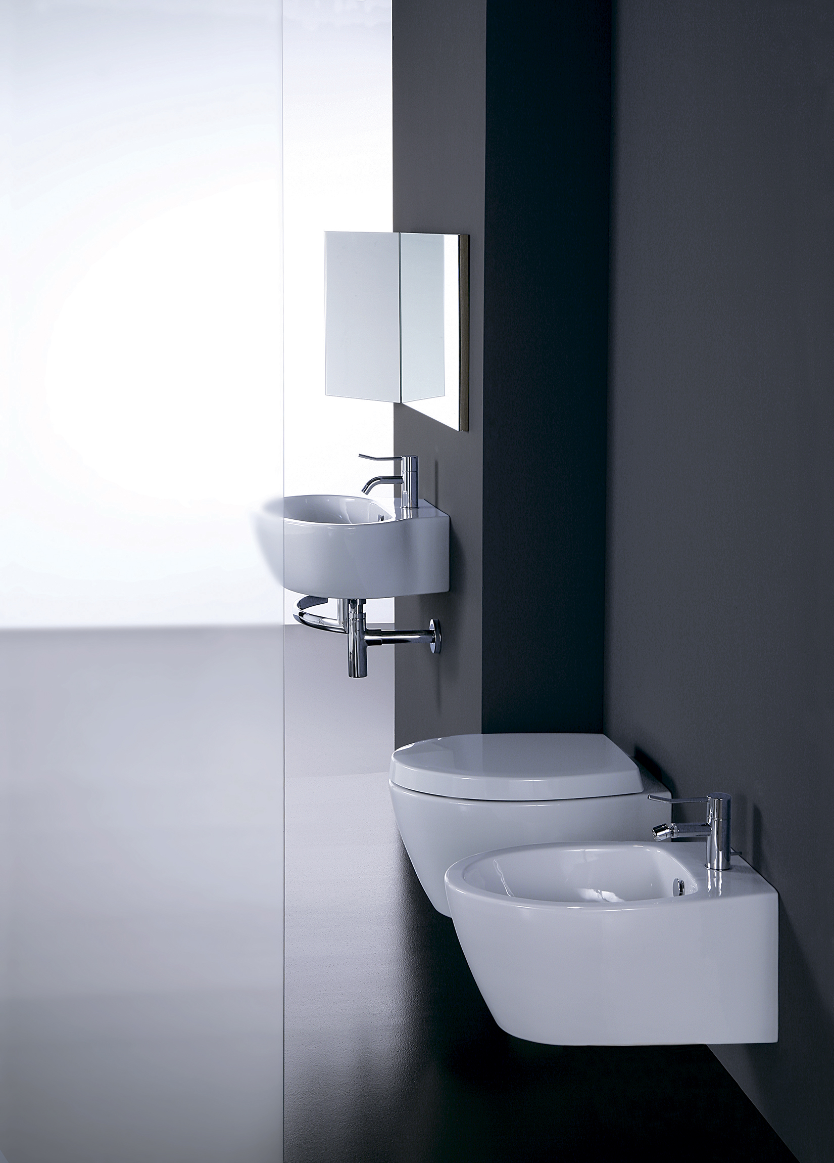 Унитаз подвесной Simas Lft spazio с крышкой, белый (LFT18) - 4