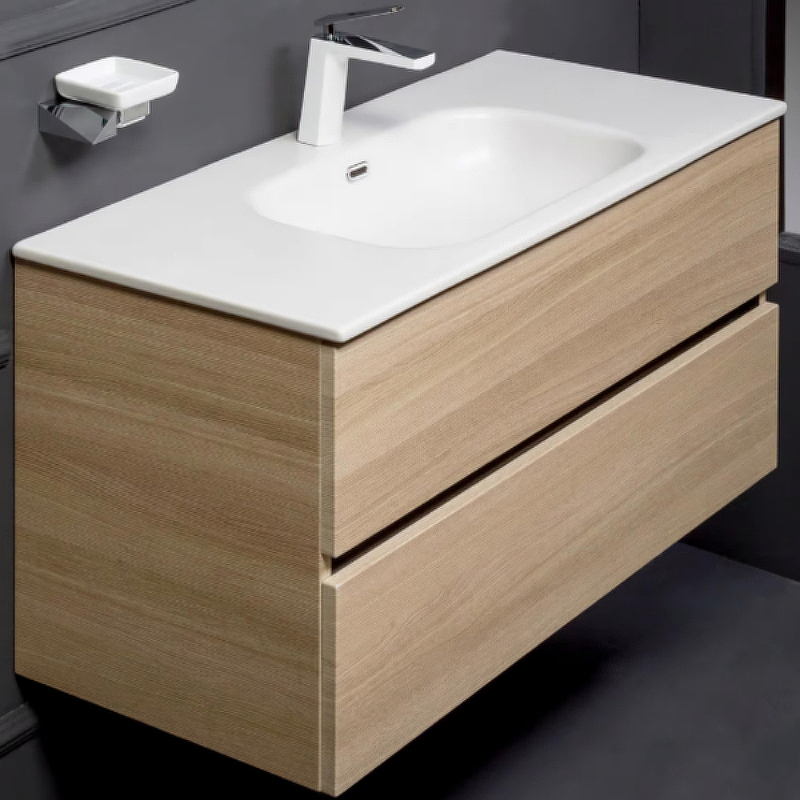 Тумба под раковину Armadi Art Vallessi 120 светлое дерево 837-120-L - 1