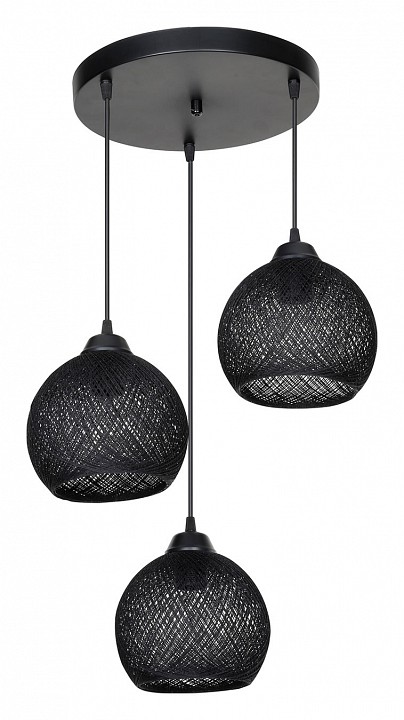 Подвесной светильник TopLight Lizbeth TL1612R-03BK - 0