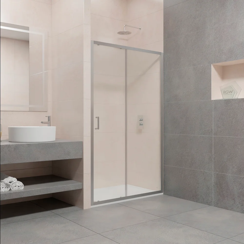 Душевая дверь RGW Passage PA-14 110х195 профиль хром стекло прозрачное 41081411-11 - 1