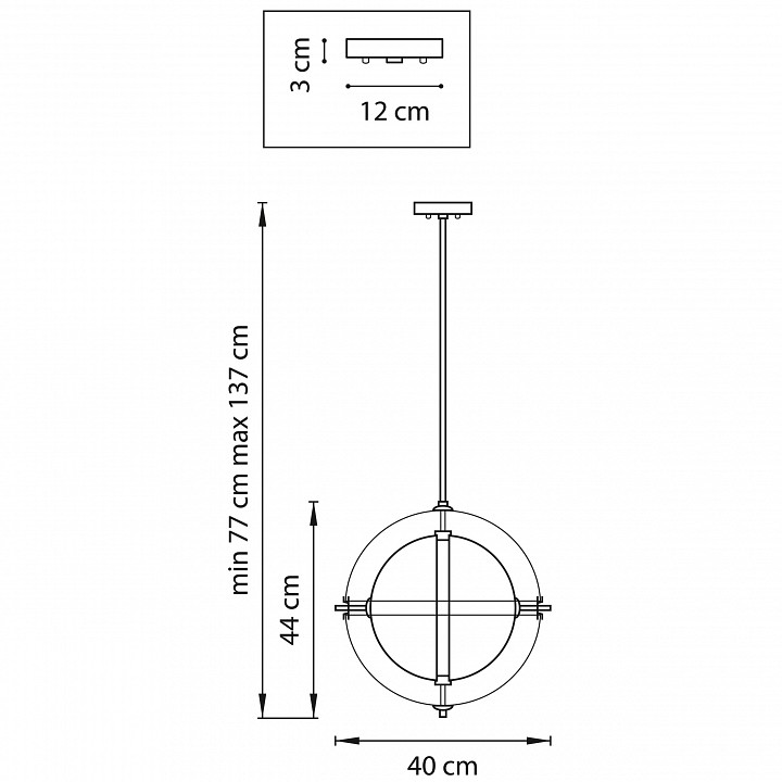 Светильник на штанге Lightstar Modena 816043 - 1