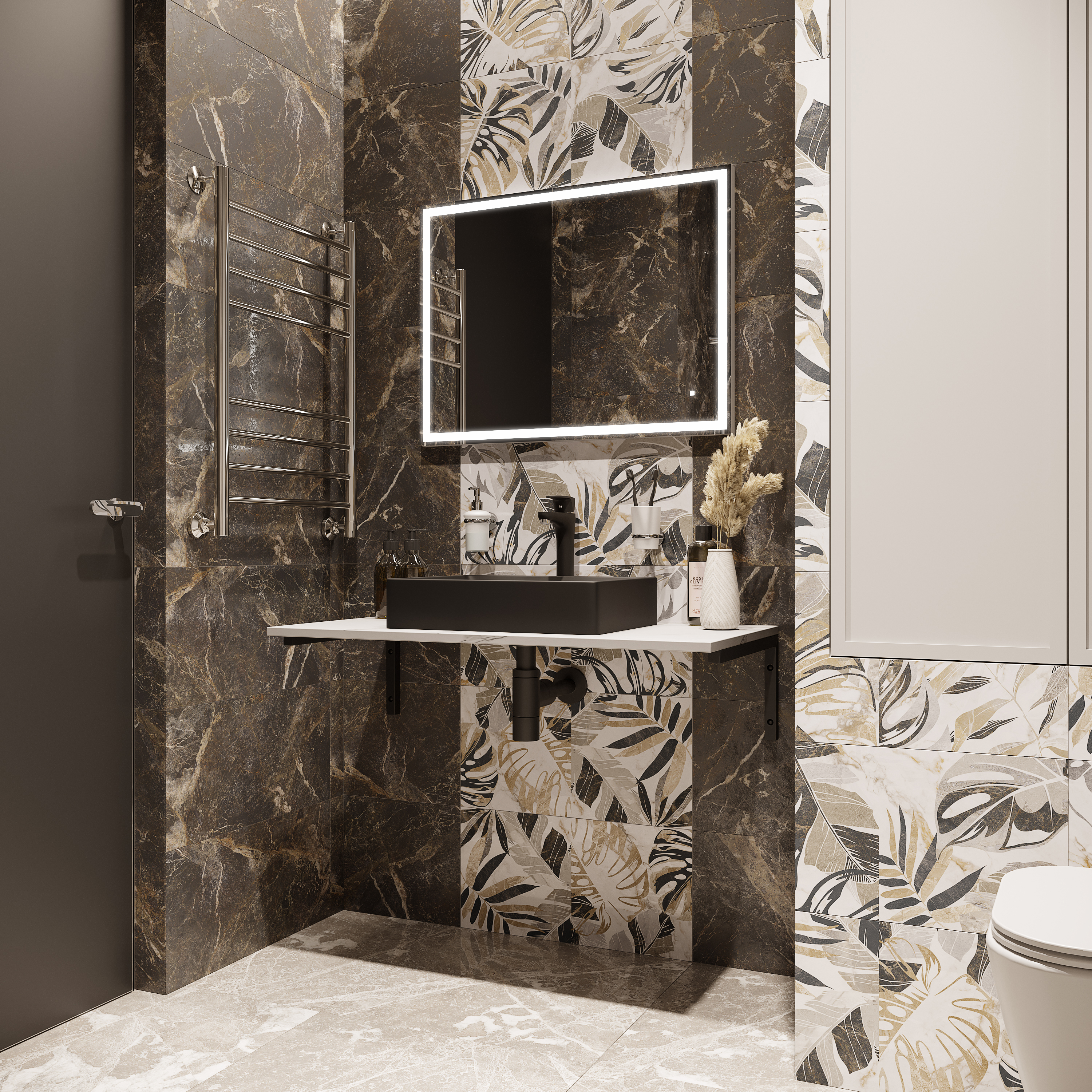 Раковина STWORKI накладная 50 3050-112 антрацит - 1