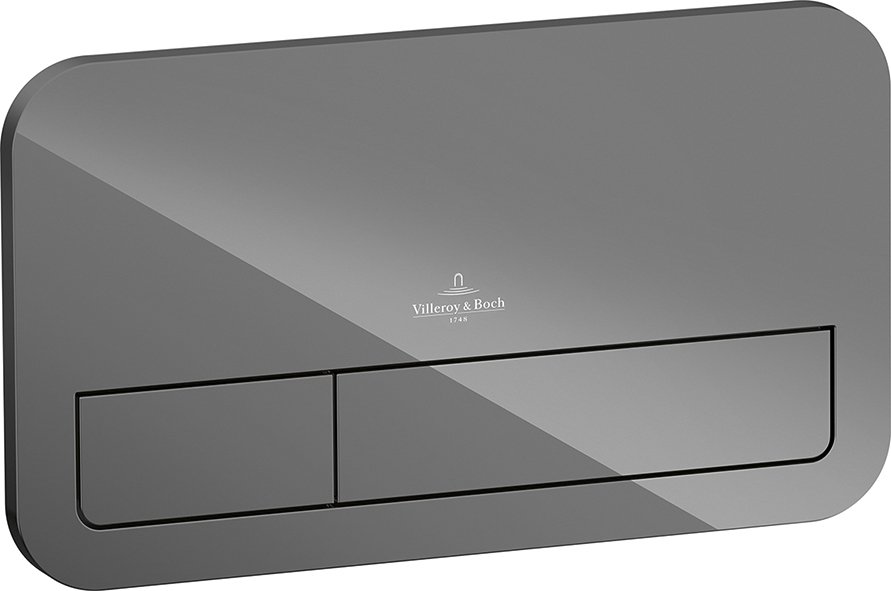 Кнопка смыва Villeroy & Boch Viconnect 922400RA серый глянцевый - 0