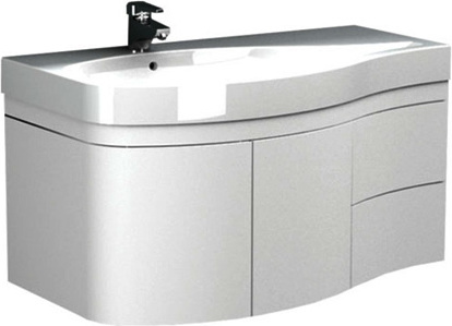 Тумба с раковиной Aquanet Опера 2-115  белая L 169613 - 5