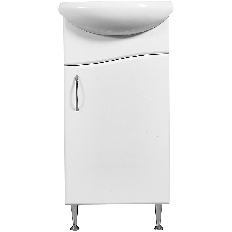 Тумба под раковину Stella Polar Волна Азов 40 белый SP-00000230 - 1