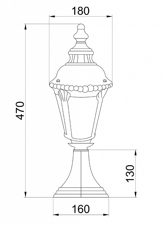 Ландшафтный светильник Maytoni Goiri O029FL-01BZ - 1
