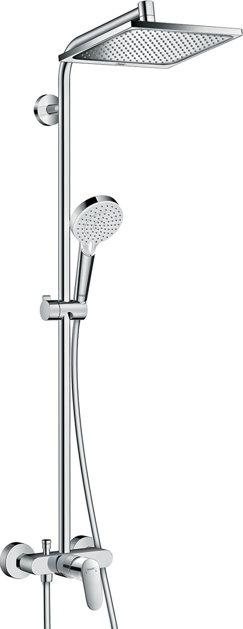 Душевая стойка Hansgrohe Crometta E 240 1jet Showerpipe 27284000 - 0