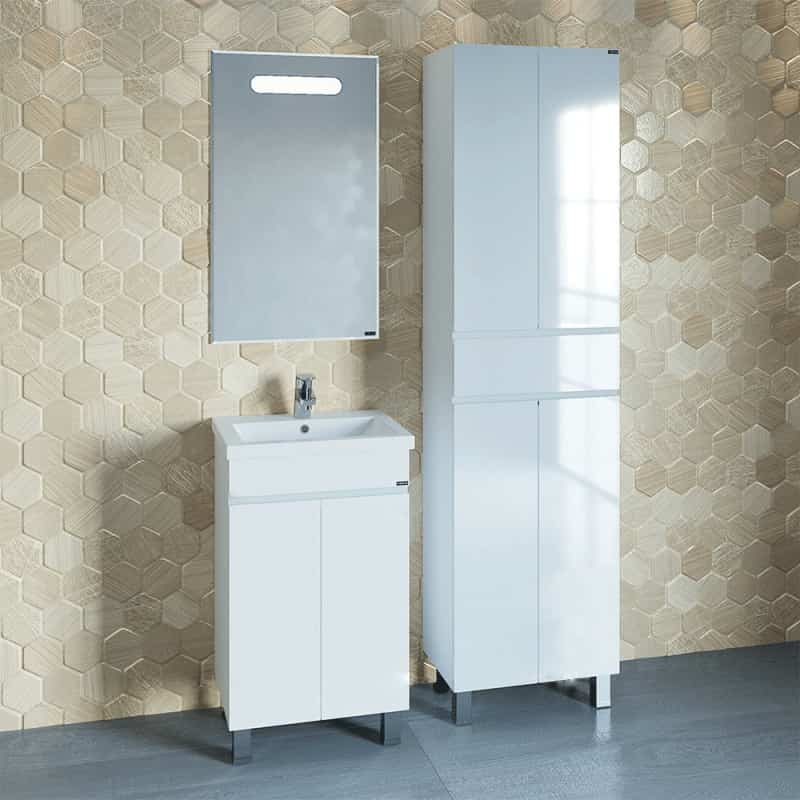 Тумба под раковину напольная Санта Марс 50 белый 700239 - 4