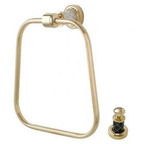 Полотенцедержатель Boheme Murano золото с черным 10905-B-G - 0