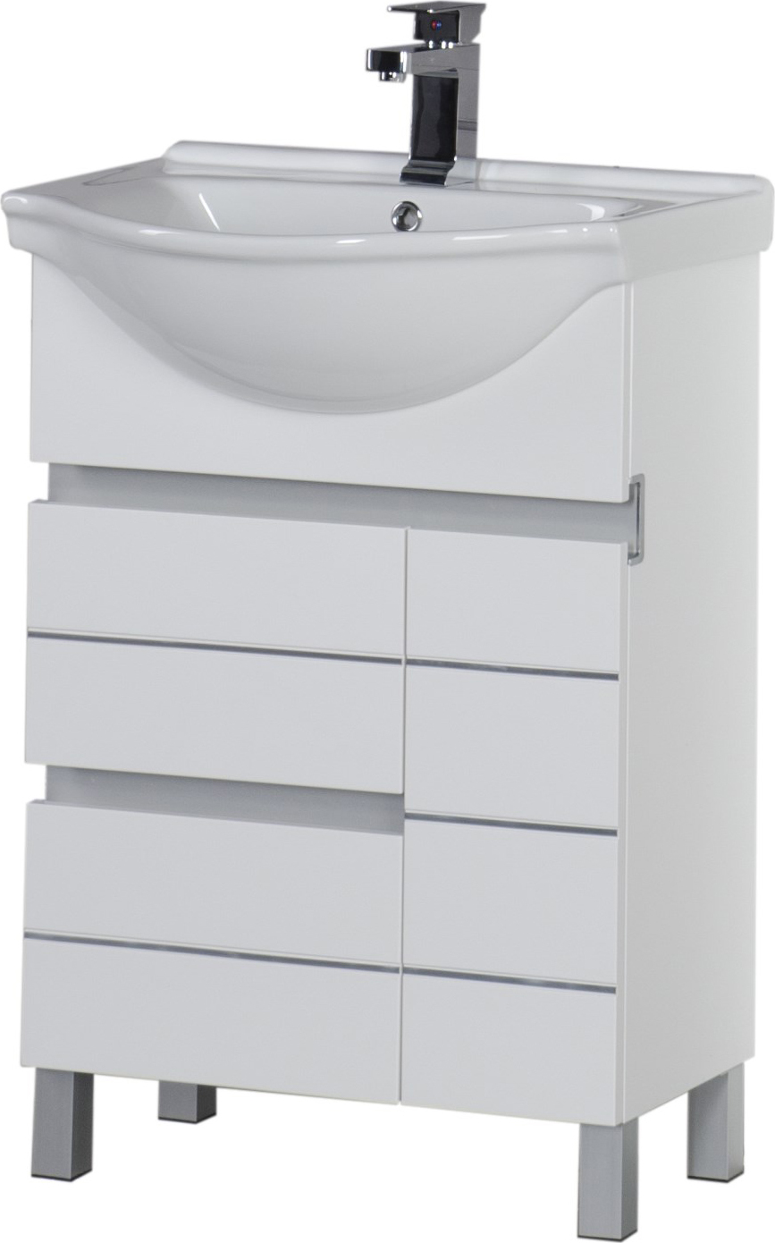 Мебель для ванной Aquanet Доминика 60 белая 171684 - 2