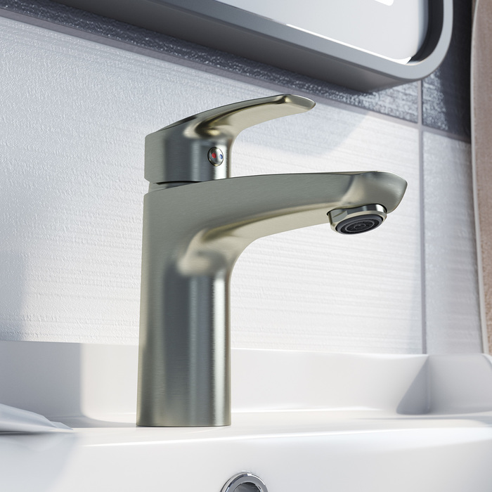 Смеситель IDDIS Ray для раковины, сатин RAYBN00i01 - 2