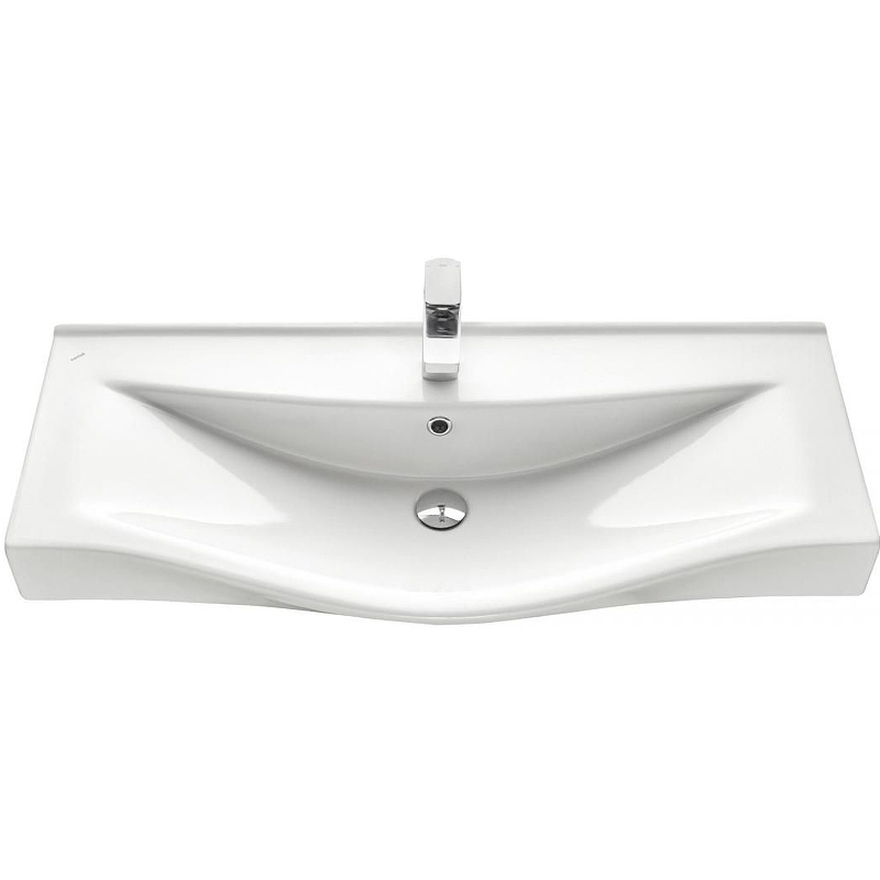 Комплект мебели Aquaton Нортон 100 белый глянец - 9