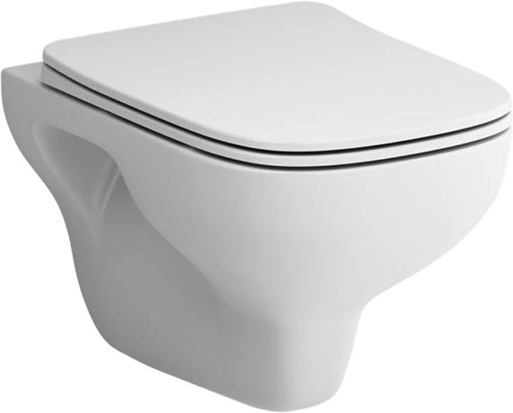 Унитаз подвесной STWORKI by AM.PM Берген HCBRG1700SC безободковый, с микролифтом - 0