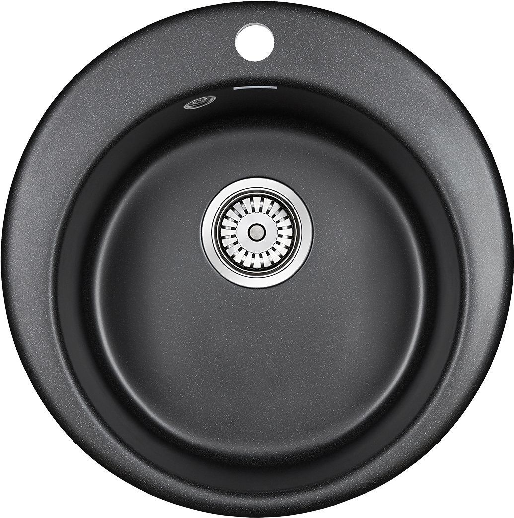 Мойка кухонная Paulmark Gelegen 48 черный матовый PM404800-BL - 0