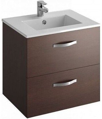 EB390RU-NR тумба под раковину OLA /59,8x45x56/(темный дуб) - 0
