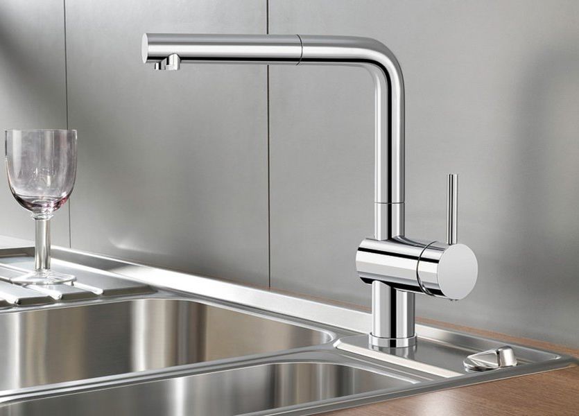 Смеситель для кухонной мойки Blanco Linus хром  512402 - 4