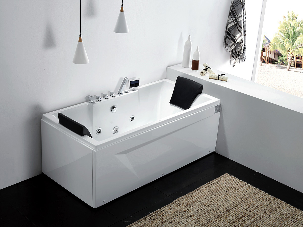 Гидромассажная ванна Gemy  175x85 см  G9065 K R - 1