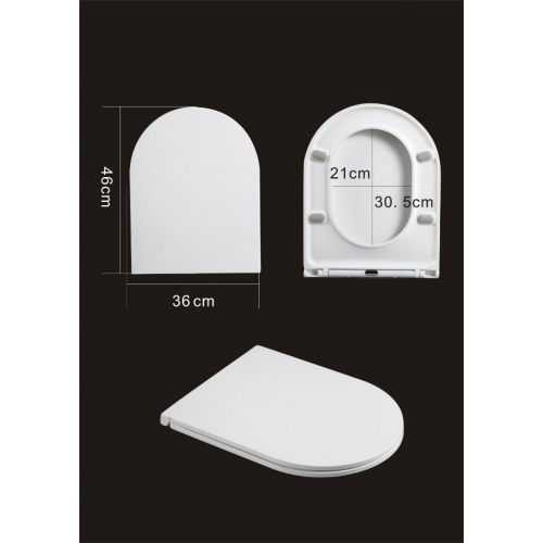 Сиденье для унитаза WeltWasser WW SK 009 GL-WT белый  10000003676 - 1