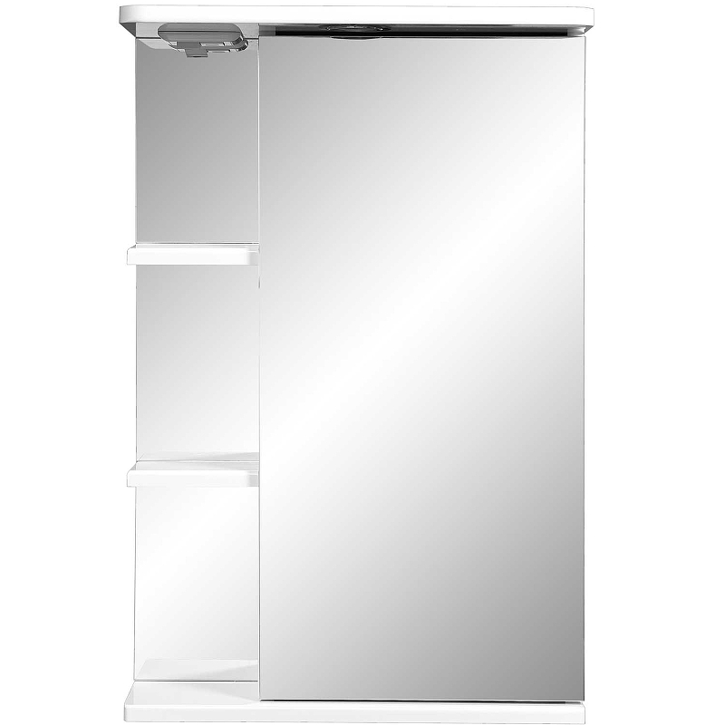 Зеркало-шкаф Stella Polar Концепт Нелея 45 R с подсветкой белый SP-00000223 - 1