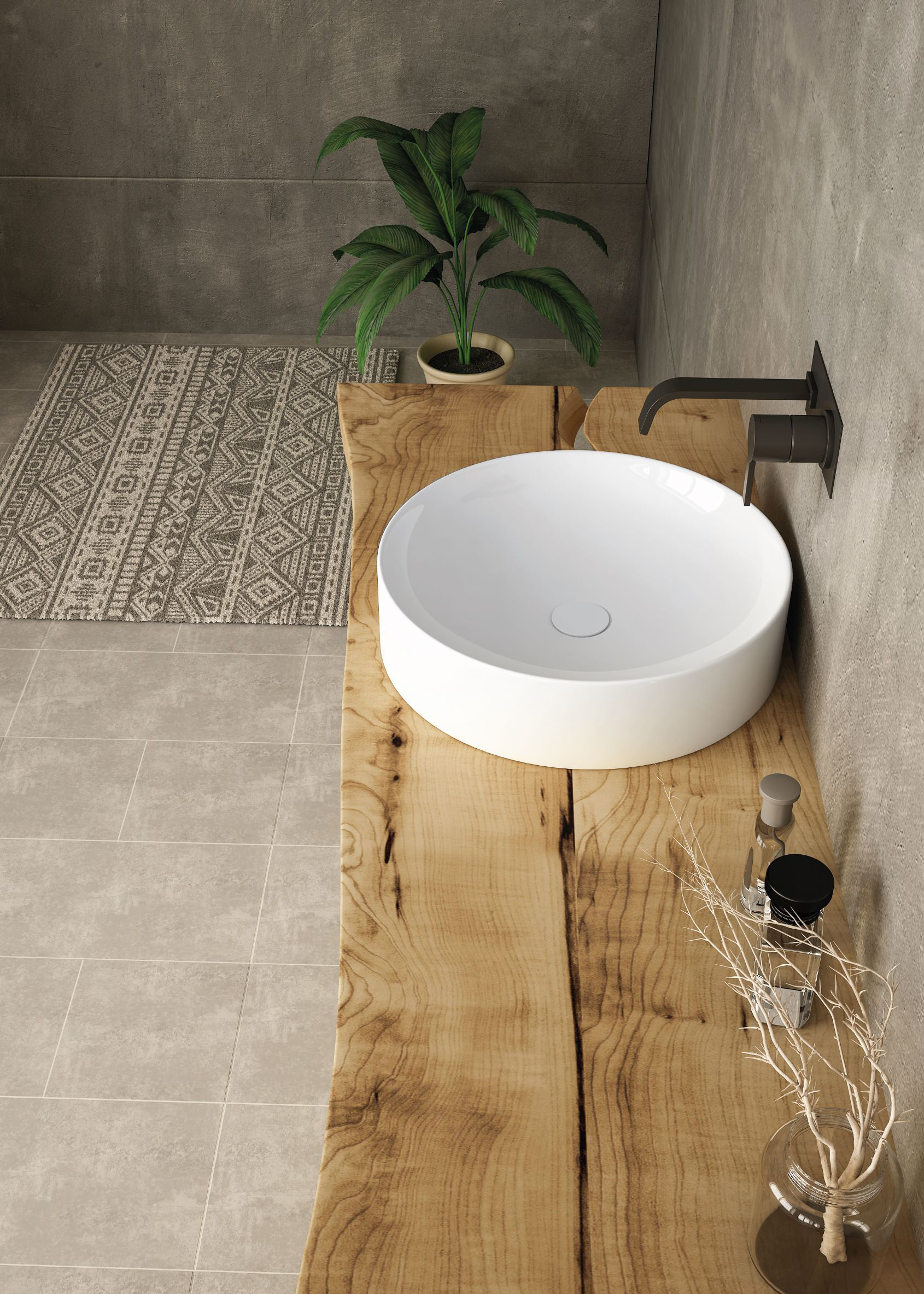 Раковина STWORKI накладная 43 3043-KL белый глянец - 9